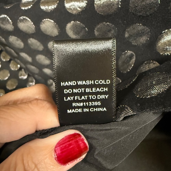 NWT Ark and Company Sleeveless Flare dress with metallic circles, Small - Picture 6 of 7